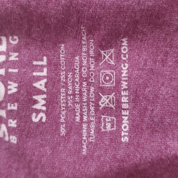 Stone Brewing Adult Size Small red shirt t-shirt - Picture 5 of 5